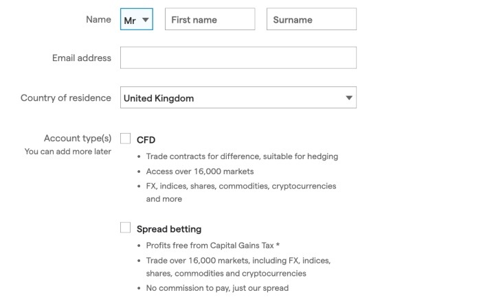 How to register for an IG Group account