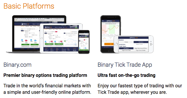 binary.com trading platforms