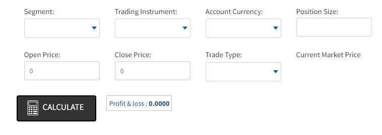 Predict personal profit levels for the US30 index and more using the Coinexx PNL calculator