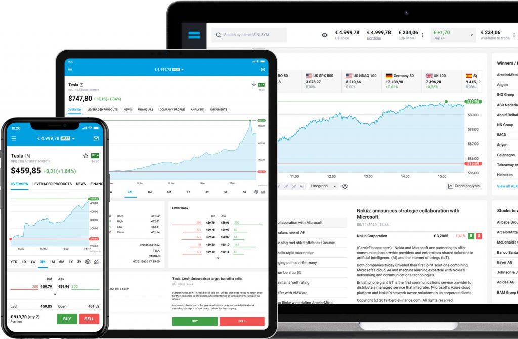 Degiro trading platform