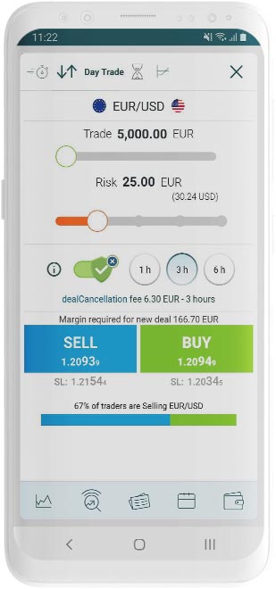 EasyMarkets mobile trading