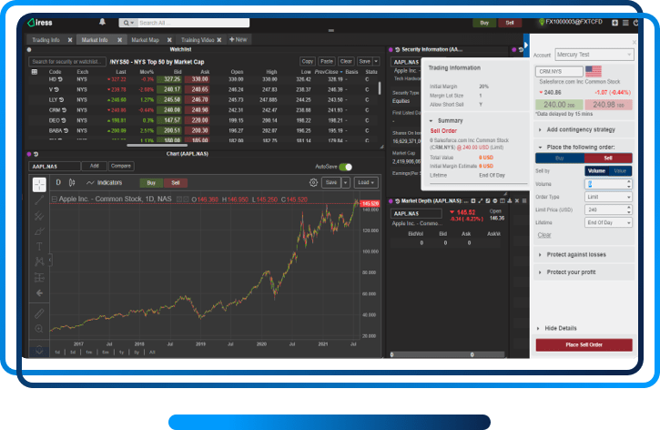 Take advantage of the IRESS ViewPoint platform to speculate on equity CFDs with FXTrading