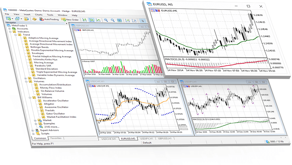 MetaTrader 5 forex live trading