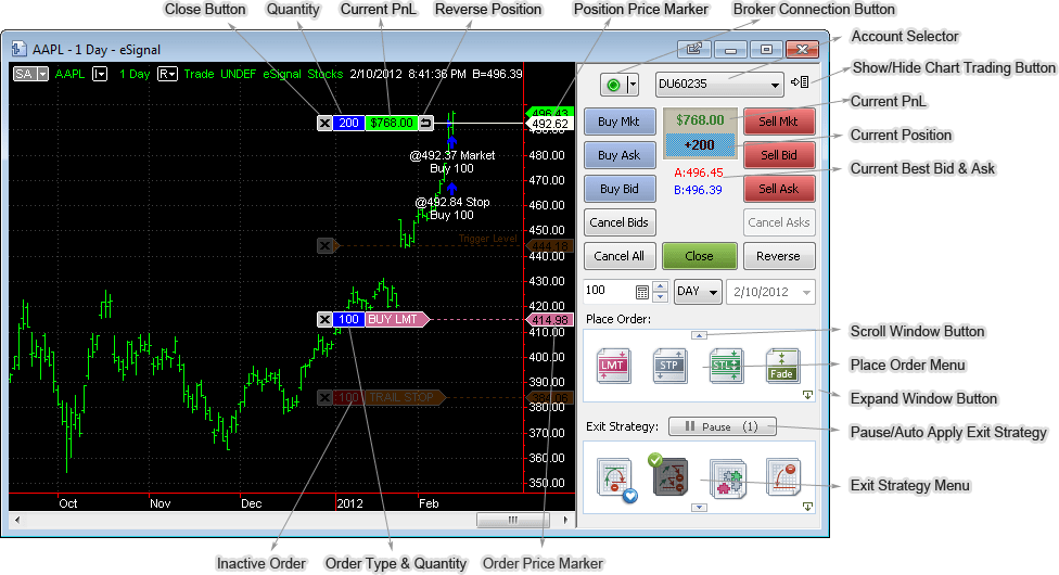 The Daniels Trading MultiCharts platform has many positive reviews and offers advanced interface customisation