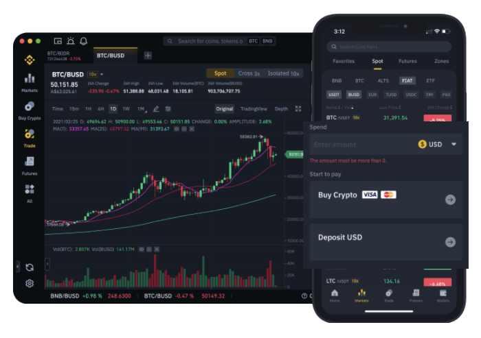 Binance trading platform