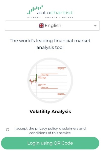 How to use Autochartist QR code