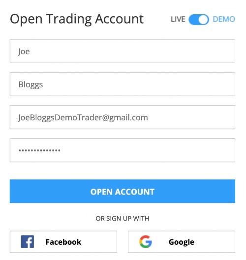 How To Register For A Demo Day Trading Account - FXCC