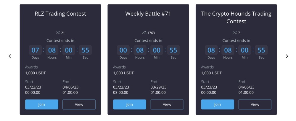 PrimeXBT Trading Tournament Offers