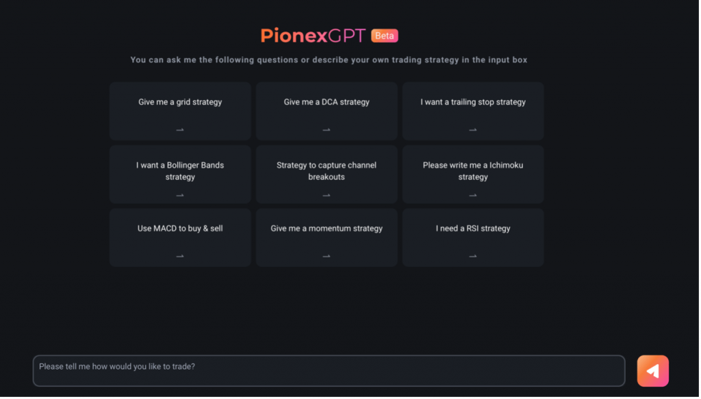 Pionex ChatGPT integration