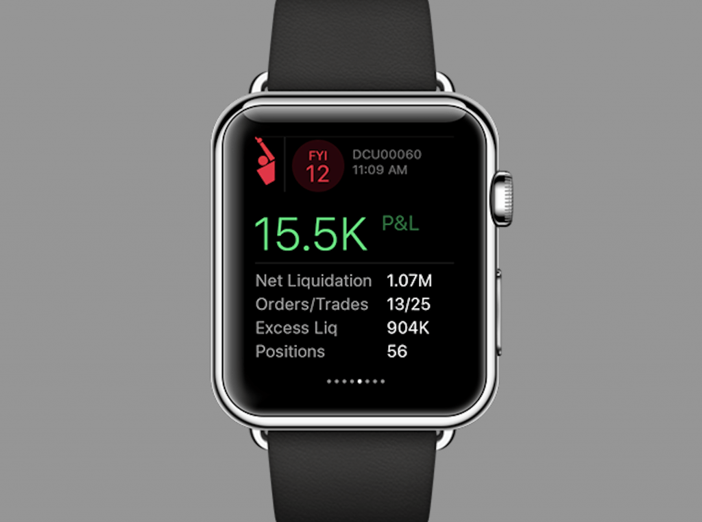 IBKR on an Apple Watch